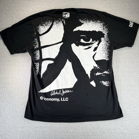 KAREEM ABDUL‎ JABBER Adidas basketball Men's (2XL) Icomomy, LLC Sports T-shirt - Picture 1 of 9